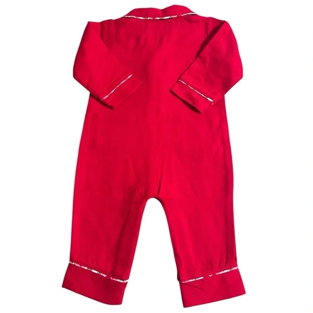 Mud Pie Red Baby Christmas Pajamas - 3-6 Months